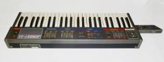 Vintage soviet analog polyphonic keytar synthesizer 